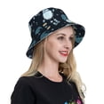 thumbnail image 4 of Balery Gnome and Snowflakes Sun Hats for Men Women Bucket Hat UPF 50+ Buckey Hat Boonie Hat Foldable UV Protection Hiking Beach Fishing Summer, 4 of 9
