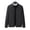 Black-A, variant on Men's Stand Collar Zip up Business Casual Jacket Windbreaker, Elastic Rib Cuffs Long Sleeve Slim Fit Coat with Snap Pockets, office Work Coat Outerwear Black