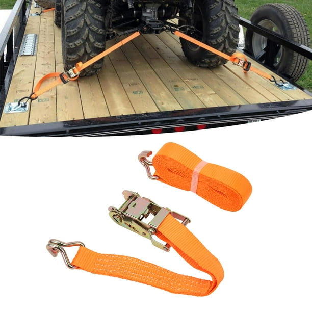 Ratchet Strap, 20ft Long Tie Down Strap Heavy Duty For Trailer For