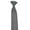 Gray, variant on Stylish Solid Color Clip On Neck Tie with Quick Fastening for Men and Women