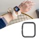 thumbnail image 3 of Funda protectora para reloj, cubierta de pantalla de protección completa para OPPO Watch 2 Series 42mm, negro y blanco, 3 of 14