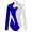 White&Royal Blue, variant on ZDHoor Womens Ballerina Leotard Turtleneck Long Sleeve Gymnastics Leotard Rhinestone Bodysuit Black XXL