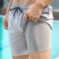 thumbnail image 3 of Pantalones de playa YONGSHENG Khaki elásticos de secado rápido para hombres, 3 of 5