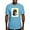 Baby Blue, variant on CafePress - C Blk Sunflower Fitted T Shirt - Fitted T-Shirt, Vintage Fit Soft Cotton Tee