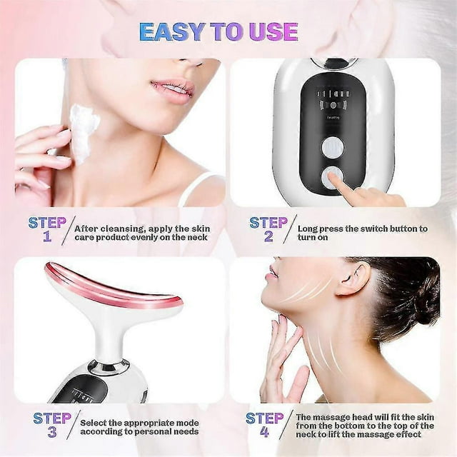 Face Firming Wrinkle Removal Device, 3 Lights Modes Face Lifting Device, Portable Face Massager For Lifting And Tightening Sagging Skin, Skin Care, Ne