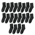 thumbnail image 1 of tredstone 10 Pcs Chaussettes Épaisses Élastiques Durables en Polyester Résistantes à l'Usure Gris Foncé 1 Ensemble, 1 of 6