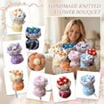 thumbnail image 7 of Knitted Yarn Flowers, Small Puffs, Simulated Flower Bouquets, Handmade Valentine's Day Gifts, Fake Flowers, Handmade Flowers（E）, 7 of 7