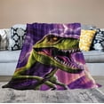 thumbnail image 2 of HENGT  T-Rex Blanket for Bed,Jurassic Throw Blanket for Men, Unisex and Kids - Super Soft Plush Dinosaur Blanket Throw Blanket Animal Throw Blanket, 2 of 6