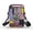 Potted Plant Geometric Blocks, variant on HELLHERO Butterfly Shoulder Bag Women Adjustable Shoulder Strap Adult for Outdoor Daily Use 4.33"x1.97"x7.09"