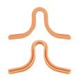 thumbnail image 2 of Tira de Puente Nasal para Máscara, Clip de Puente Nasal Interno para Accesorios naranja Baoblaze tira de puente lavable, 2 of 4