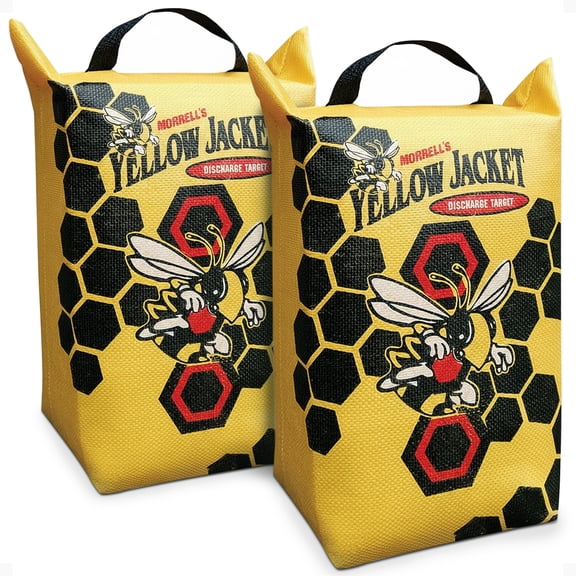 Morrell Yellow Jacket Shot Crossbow Discharge Archery Bag Target (2 Pack)