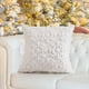 thumbnail image 5 of Christmas Light Pillow Covers Soft Multicolor Plush Snowflake Reindeer Shape Sofa Cover Home Decoration, 5 of 6