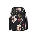 thumbnail image 1 of Factory Direct Crossbody Mobile Phone Bag Vertical Fabric Mini Small Bag Wrist Arm Mobile Phone Bag Three-Layer Coin Wallet, 1 of 7