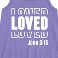 thumbnail image 2 of Instant Message - Loved John 3 16 - Toddler & Youth Girls A-line Dress, 2 of 5