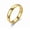 Gold, variant on 4Mm Silver Gold Plated Stainless Steel Men Women Wedding Ring Band Size R60