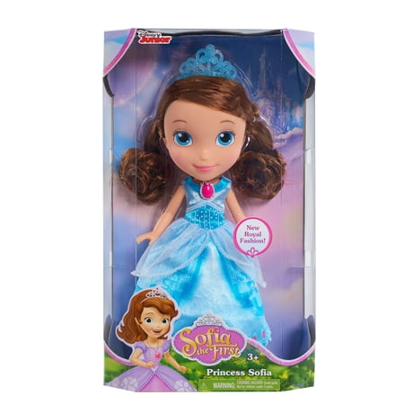 Disney Junior Sofia the First - Princess Sofia 10.5” Doll w/ Crystal Blue (Best First Baby Doll For Toddler)