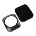 thumbnail image 1 of Camera Lens Hood, Screw in Lens Hood Shade with Cap, Alloy Accurate CNC Fine Processing, Square Metal Lens Hood Shade Protector for Camera, 1 of 7