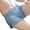 Blue, variant on zeranth Summer Boxer Underwear Mid-rise Elastic Waistband Ice Silk Shorts Briefs Loose Fit Solid Color Boxer Briefs