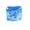 I001- Multicolor, variant on Squeeze 's, Slow Rising Stress Ball, Cube Stress Ball, Sensory Cube, 1.5X1.5 In, Snowflake, Blue Transparent Gel, 1 Pc