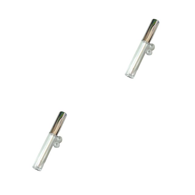 Soidarity Tubos de brillo de labios Botellas ligeras transparentes recargables reutilizables Pipetas de transferencia de jeringa de plástico Tipo 1 2piezas