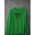 thumbnail image 3 of Vampire Girl. Glittery Sweatshirt Women -Image by Shutterstock, Female Large, 3 of 4