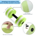 thumbnail image 2 of Water Dumbbells, Exercise Dumbell Water Aerobic Exercise Foam Dumbbells Pool Resistance Water Fitness Equipment, 2 of 6