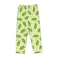 thumbnail image 6 of Fotbe Green Peas Women's Pajama Pants,Sleepwear Pants,Pj Bottoms Drawstring And Pockets-X-Large, 6 of 7