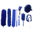 thumbnail image 1 of Telescopic Dusting Kit with 8 Attachments - Microfiber Duster for Ceiling Fans, Blinds, and Electronics - Extendable to 100 Inches, 1 of 8