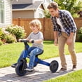 thumbnail image 4 of Gymax 5-In-1 Toddler Bike Kids Balance Bike w/ Removable Pedals Adjustable Handlebar Blue, 4 of 10