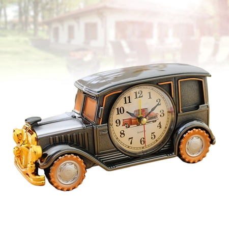 HONMEET Creative Multi Color Vintage Design Alarm Clock for Time Display Made of Plastic 1pc