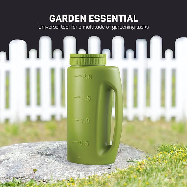 Bearachild Esparcidor de semillas de mano, botella para esparcir en el exterior, distribuidor Manual de fertilizante de arena para derretir hielo, Jardín y Patio Bearachild HA059139-00B