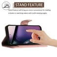 thumbnail image 4 of for Motorola Moto G Stylus 5G 2023 Wallet Case, Elegant Card Holder Cash Slot PU Leather Kickstand Shoulder Strap Shockproof Protective Flip Women Girls Case Cover for Moto G Stylus 5G 2023, Coralpink, 4 of 6