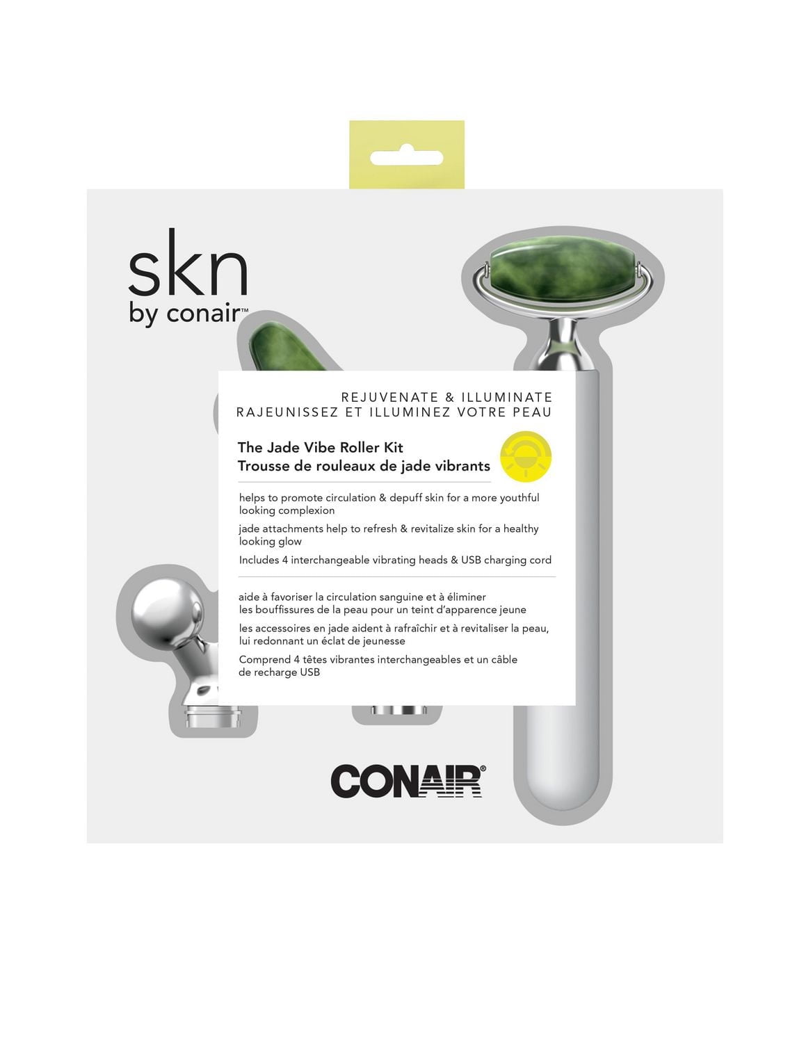 Trousse de rouleaux de jade vibrants skn by ConairMC