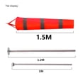 thumbnail image 2 of Wind Socks - Ripstop Polyester Wind Measurement Sock Bag - For Outdoor Airport Farms and Parks, 2 of 5