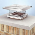 thumbnail image 1 of Lindemann 100177 17 Inches x 17 Inches Stainless Steel Gelco Chimney Cover, 1 of 1