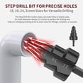 thumbnail image 3 of Juego de 3 herramientas para roscar tuberías de PVC, que incluye conectores roscados hembra de 1/2" y 3/4"., 3 of 5