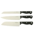 thumbnail image 4 of Martha Stewart Everyday Keswick 14-Piece Stainless Steel Kitchen Knife Set with Wood Block, Black, 4 of 13