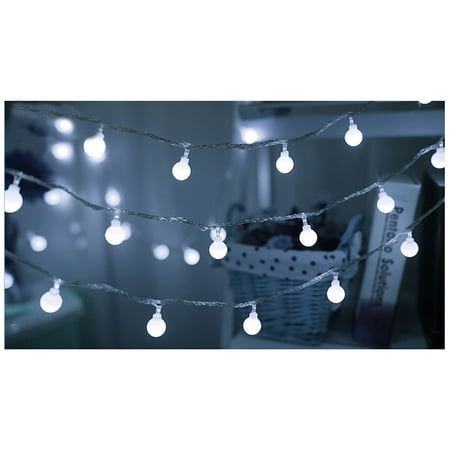 19.7ft 40 Leds Globe String Lights, Waterproof String Lights Christmas Lights for Home Party, Garden, Patio, Bedroom,