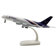High Simulation Toy Gifts 1:400 Alloy Thai Airways A380 Plane Model for Aviation Collectors