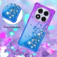 thumbnail image 3 of Case for FOXDOCK Samsung Galaxy M10/A10 Glitter Zipper Wallet Case with Short Hand Strap, 3 of 5