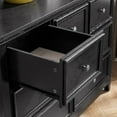 thumbnail image 4 of DEALTOPS Stylish Wooden 7-drawer Dresser, Spacious and Versatile Chest of Drawers, Black, 4 of 8