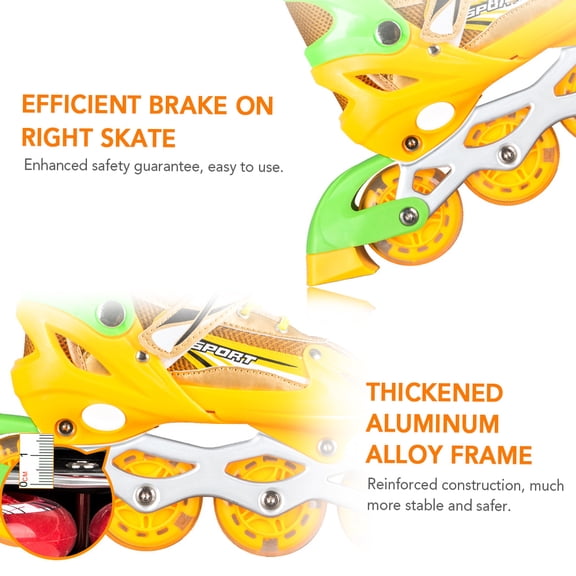 With Adjustable Inline Skates With Light Up Wheels For Kids And Adults Indoor Outdoor Fitness Inline Skates