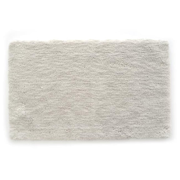 Stephan Roberts Home 34N-TSH40-12 21 x 34 in. Ultra Plush Polyester Shaggy Bath Mat - Gray