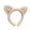 Pink, variant on Hair Clip Cat Ear Headband Brown Makeup-Friendly Elastic Hairwear for Women Soft Ears Cute Accessory for Washing Face Party Christmas and Dress Up