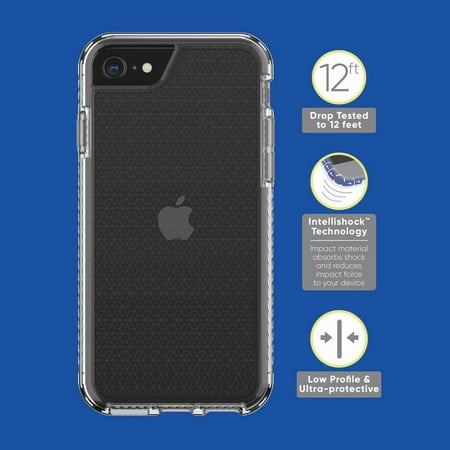 onn. Impact Case with Intellishock Technology for iPhone 6, iPhone 6s, iPhone 7, iPhone 8, iPhone SE (2020)