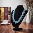 thumbnail image 4 of 3d Velvet Leather Necklace Display Pendant Chain Bust Bracket Jewelry Model Stand, 4 of 4