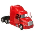 thumbnail image 4 of 1:32 Scale Peterbilt 387 Flatbed Trailer W/ 2 Farm Tractors Diecast and Plastic Model, 4 of 7