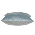 thumbnail image 3 of Gray Quilted Diamonds Velvet Solid Color Throw Pillow, 3 of 3
