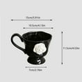 thumbnail image 2 of Taza De Café Taza De Cerámica Taza De Camelia De 350 Ml Taza De Cerámica De Diseño De Nicho Exquisito, 2 of 7