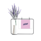 thumbnail image 1 of Identificación de la entrada del padre Tarjeta de jarrón de lavanda artificial, 1 of 3